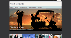 Desktop Screenshot of gowdaworldwide.com