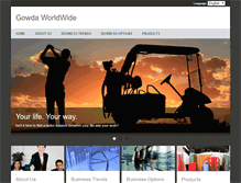 Tablet Screenshot of gowdaworldwide.com